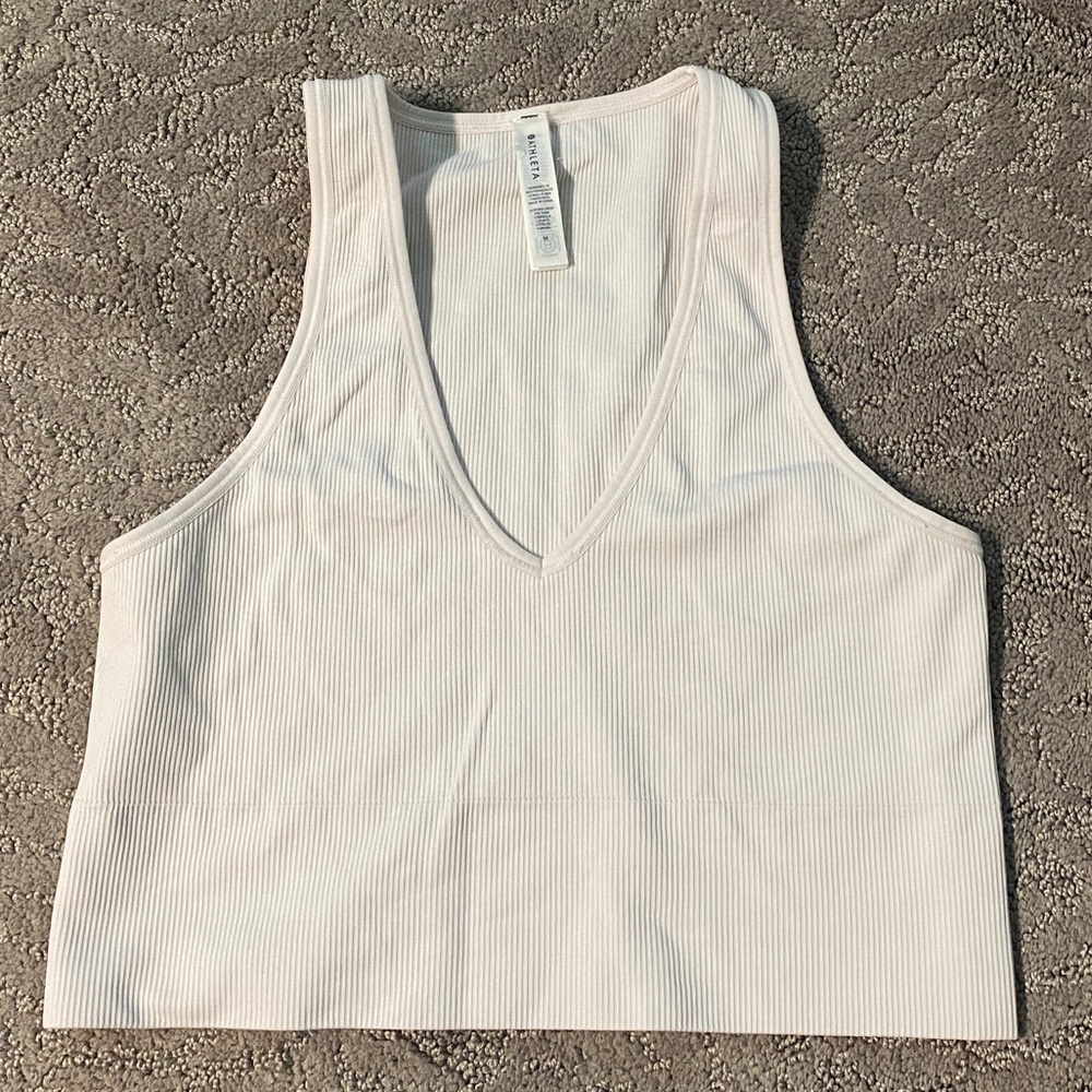 Athleta Ribbed Top